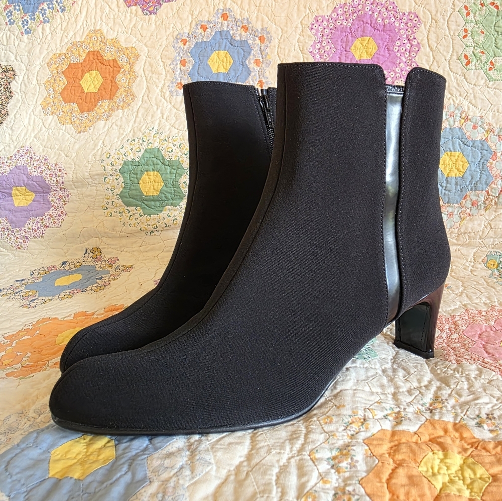 Stuart Weitzman RAINDANCE Gore Tex Black Ankle Boots